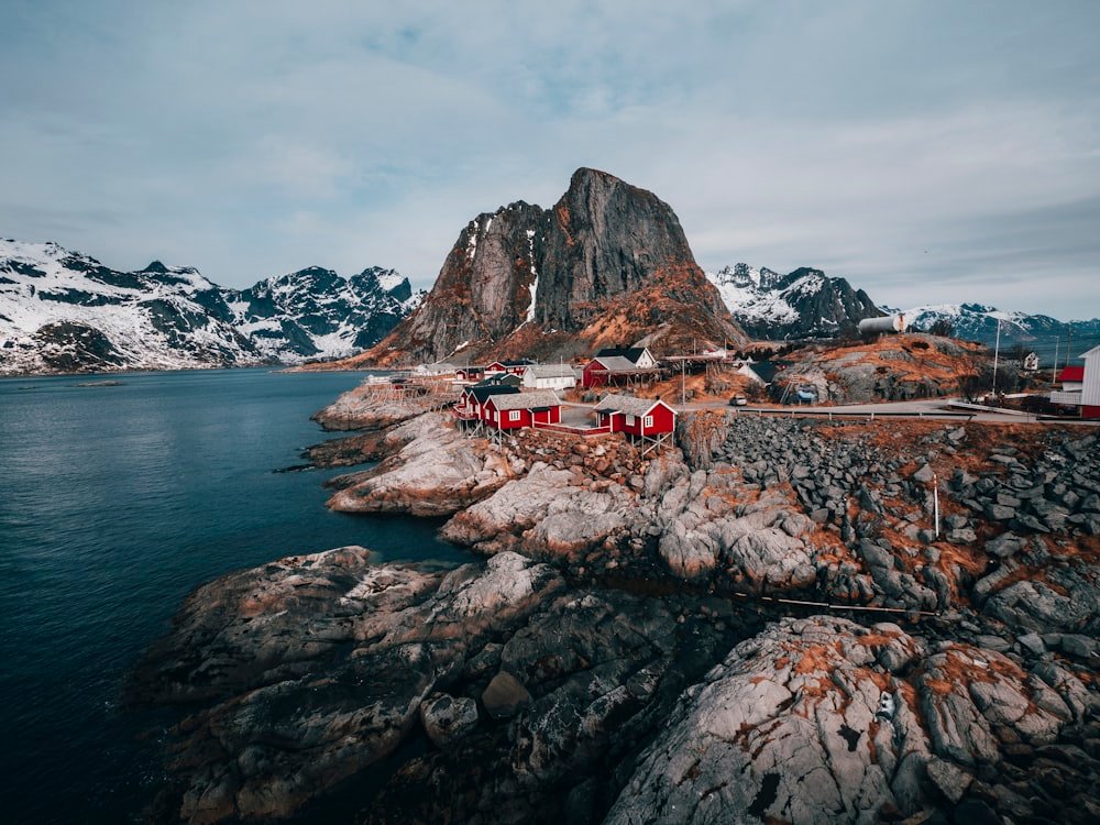 Lake camping view